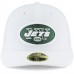 Men's New York Jets New Era White Omaha Low Profile 59FIFTY Fitted Hat 3156584